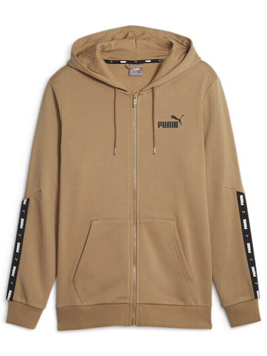 Ess+ Sweatshirt with Hood Beige