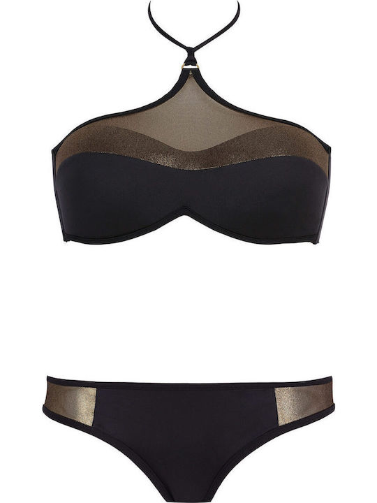 Set Bikini Push Up Μαύρο