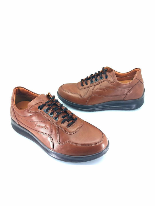 Men's Leather Casual Shoes Tabac Brown