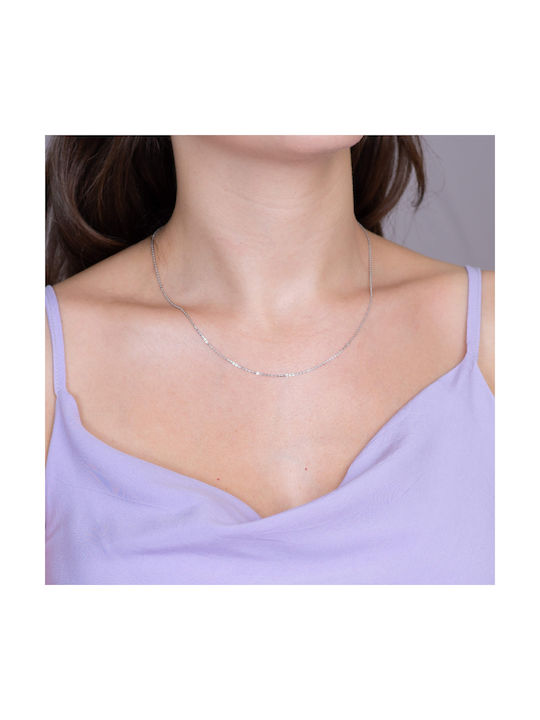 Skaras Jewels White Gold Chain Neck 14K