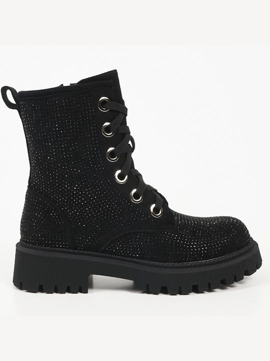 Stiefeletten Damen Schwarz