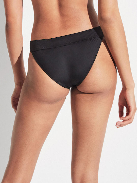 Set Bikini Τριγωνάκι με Αφαιρούμενη Ενίσχυση & Brazil Μαύρο