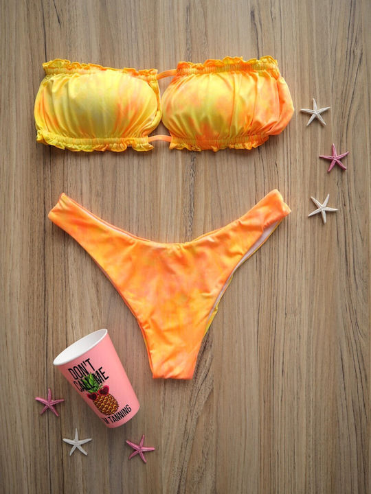 Set Bikini Brazil Κίτρινο