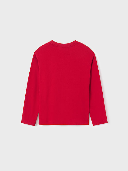 Mayoral Kids Blouse Long Sleeve Red