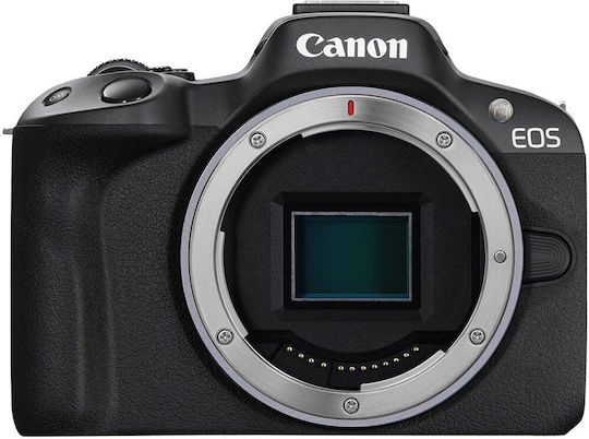 Canon EOS R50 Content Creator Kit Mirrorless Φωτογραφική Μηχανή Kit (RF-S 18-45mm f/4.5-6.3 IS STM) Μαύρη