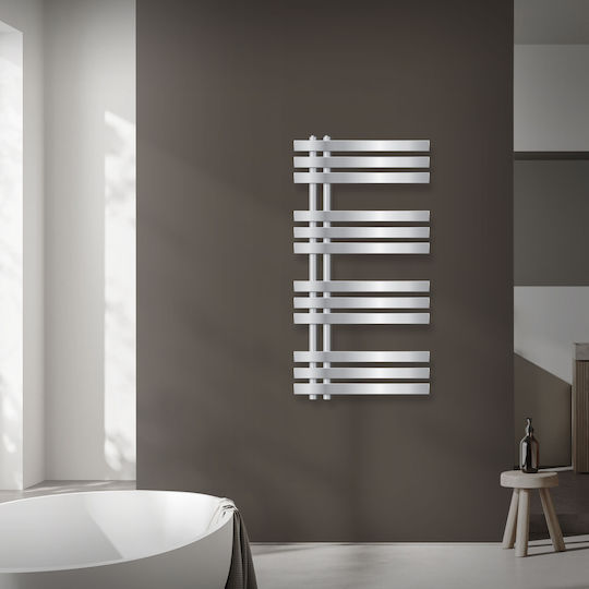 ECD Germany Em 600w Electric Towel Rail 600W 100x50cm Silver