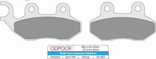 DP Brakes Τακάκια Μοτοσυκλέτας