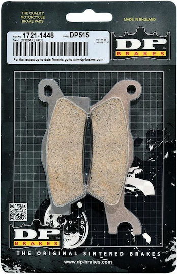 DP Brakes Motorradbremsbeläge Vorderseite