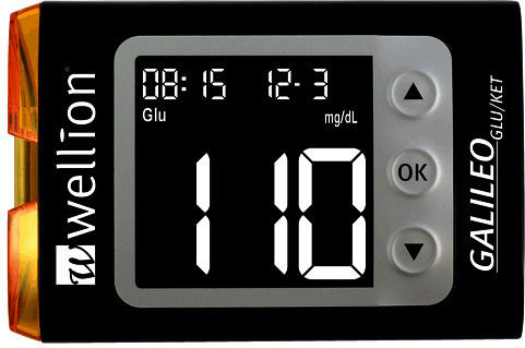 Wellion Galileo Glu Ket Glucose Meter Black