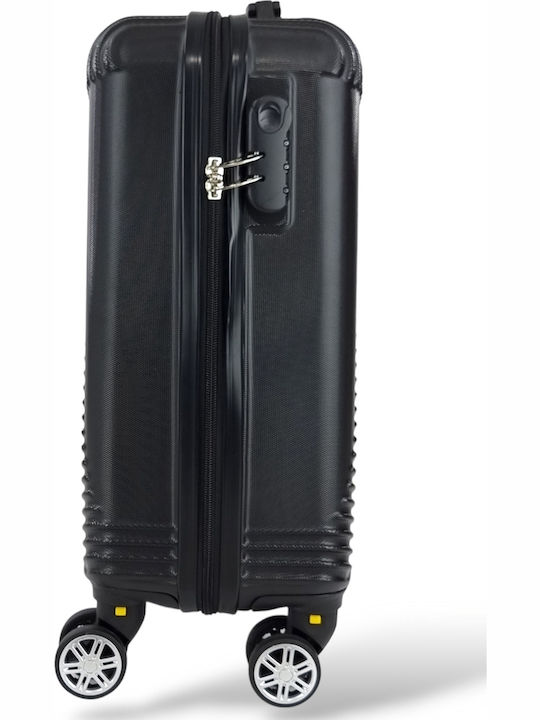 Ormi Cabin Travel Suitcase Hard Black with 4 Wheels Height 52cm ESH-DNMA