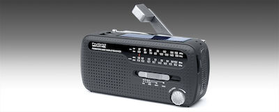 Muse ΜH-07R Tragbares Radio Solar mit USB Silber