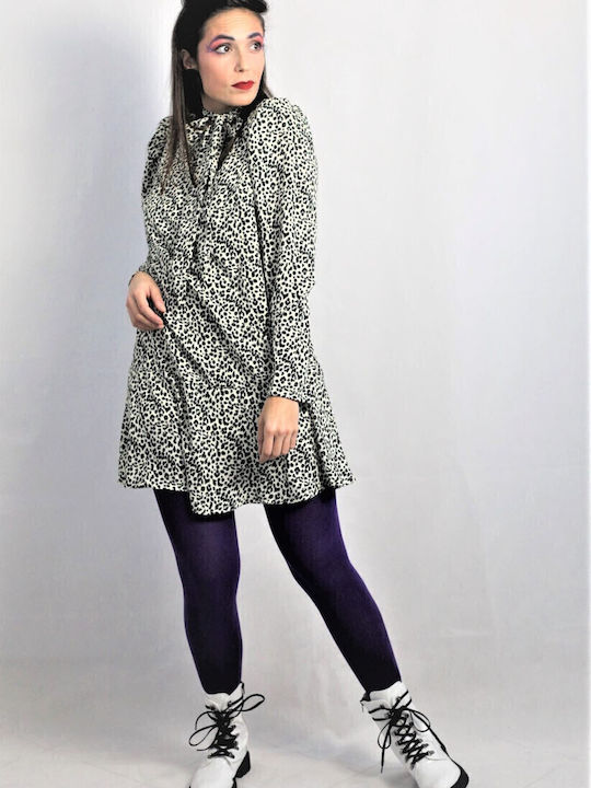 Mini Hemdkleid Kleid Weiß