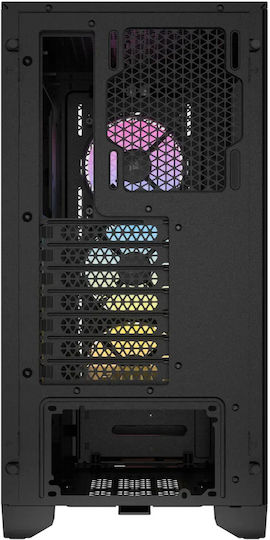 Corsair 3000D Airflow TG RGB Gaming Midi Tower Κουτί Υπολογιστή με Πλαϊνό Παράθυρο Μαύρο