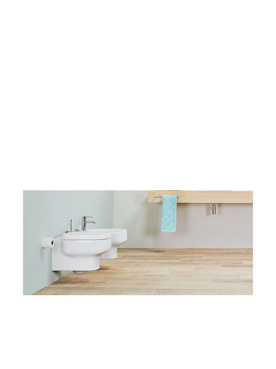 Sanitana Be You Toaletă montată pe perete cu Capac Thermodur Închidere lentă Albă Sanitana Be You Toaletă montată pe perete cu Capac Thermodur Închidere lentă Albă
