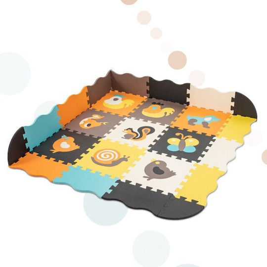 Loco Interactive Floor Puzzle with Colorful Animals 25 Pieces