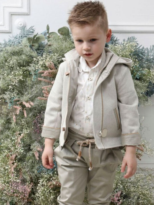 Mi Chiamo Taufkleid für Jungen Weiß A4632 5 Stück