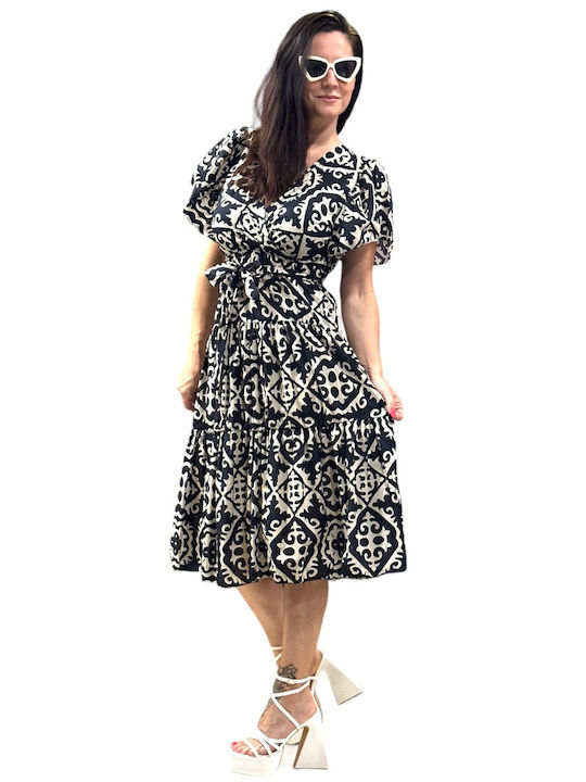 Summer Midi Dress Black