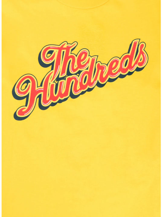 The Hundreds Hundreds T-shirt Bărbătesc cu Mânecă Scurtă Galben