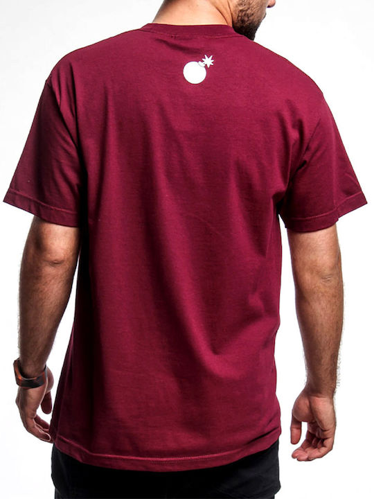 The Hundreds Hundreds Forever Bar T-shirt Burgundy