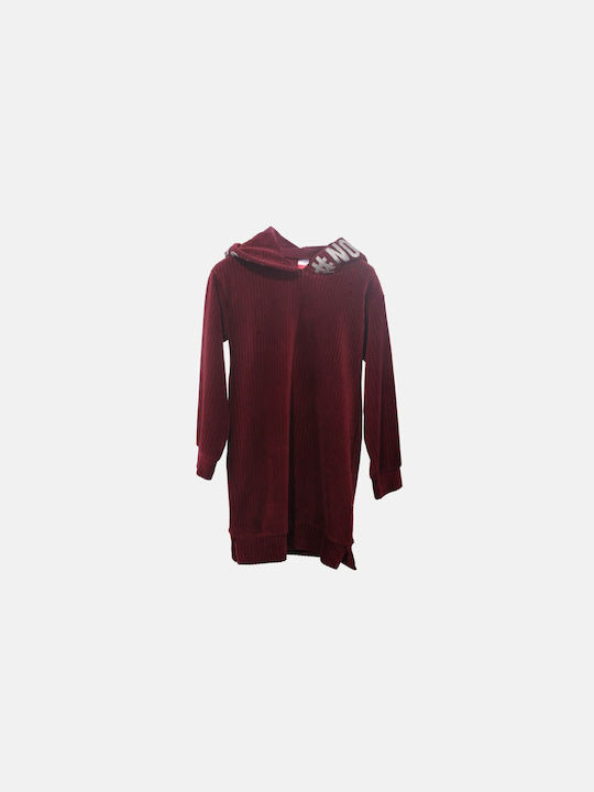 Joyce Kids Dress Long Sleeve Burgundy