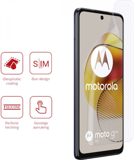 Rosso Ultra Clear Displayschutzfolie 2Stück (Motorola Moto G73)