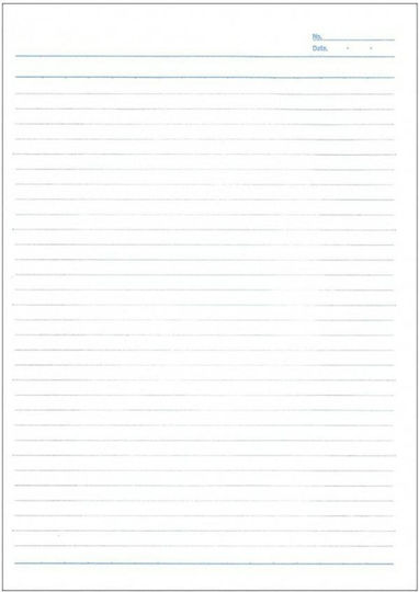Apica Notebook Σημειωματάριο B5 34 Φύλλων Ριγέ Πράσινο