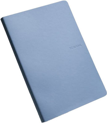 Zequenz Notebook 100 Sheets A5 Ruled Light Blue