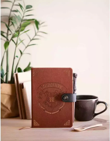 Logigraf Notebook 90 Sheets A5 with Dots and Pen Holder Brown