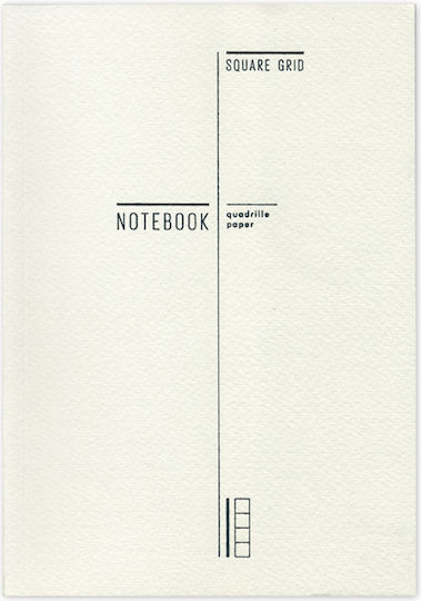 adBook Μπλοκ Σημειώσεων A5 80 Φύλλων Καρέ Λευκό