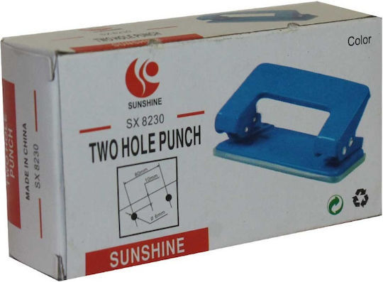 Justnote Paper 2-Hole Puncher (Μiscellaneous colours)