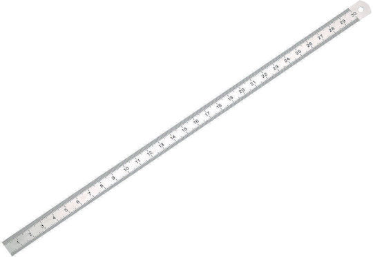 Lux Tools Lineal Metallisch Transparent 30cm