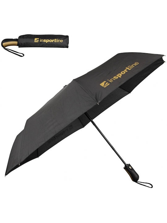 inSPORTline Regenschirm Kompakt Schwarz