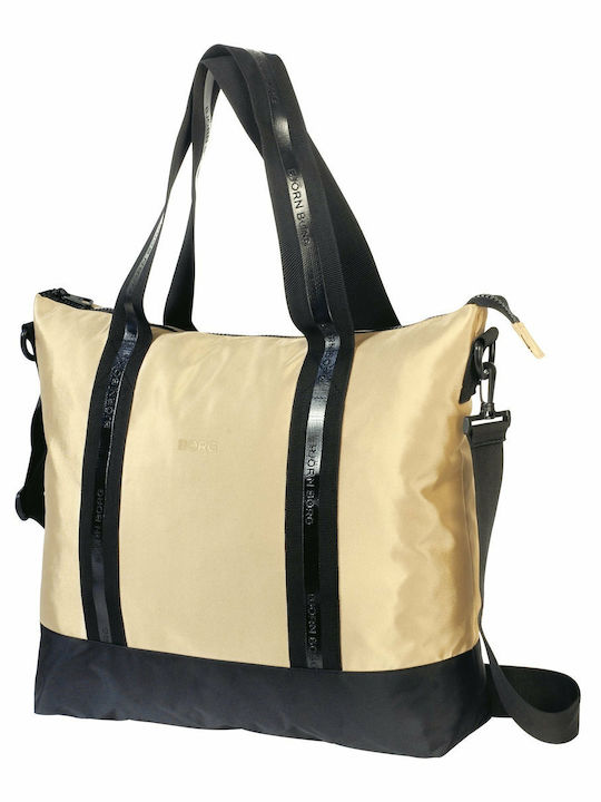 Björn Borg Damen Tasche Shopper Schulter Gold