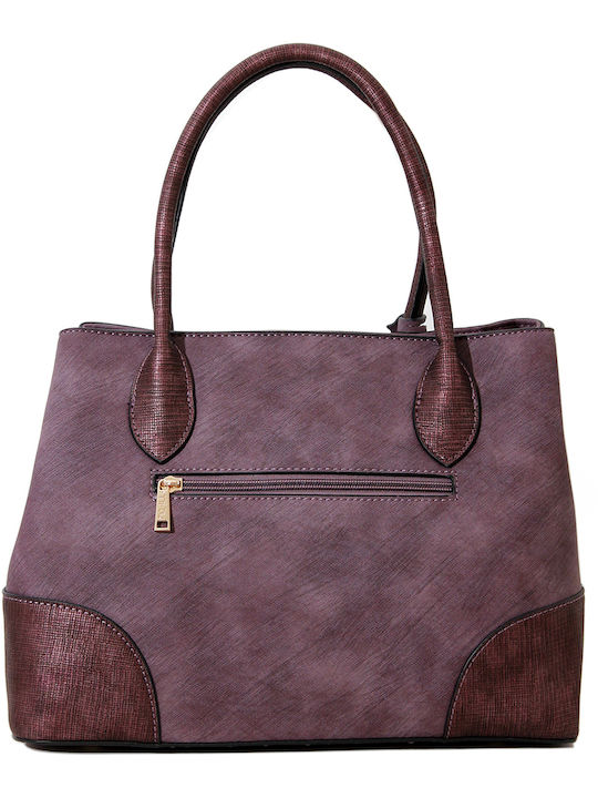 Geantă de damă Tote De mână Burgundy