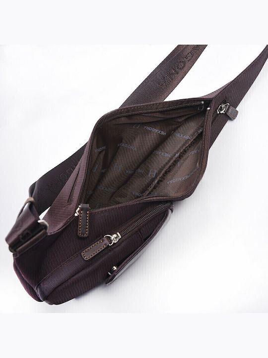 Herrentasche Sling Braun