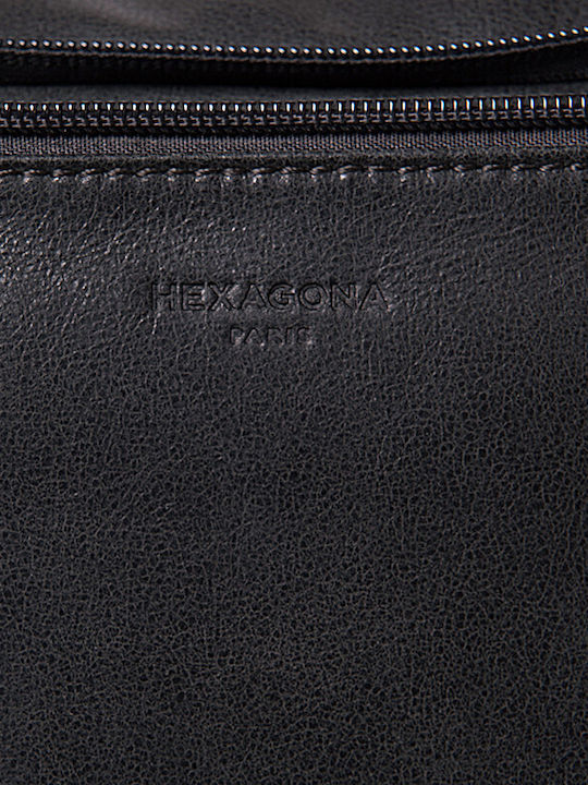 Leder Herrentasche Geldbörse Schwarz