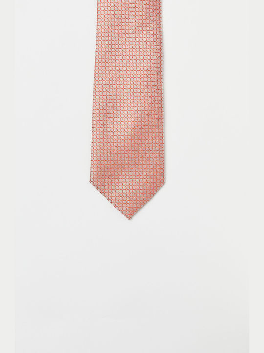 Aristoteli Bitsiani Herren Krawatte Gedruckt in Orange Farbe