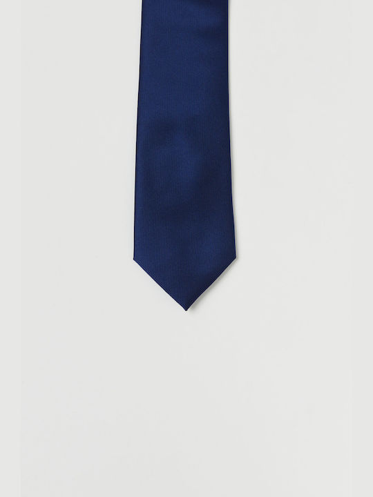 Aristoteli Bitsiani Herren Krawatte Monochrom in Blau Farbe