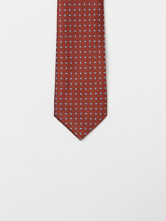 Aristoteli Bitsiani Men's Tie Printed Brown