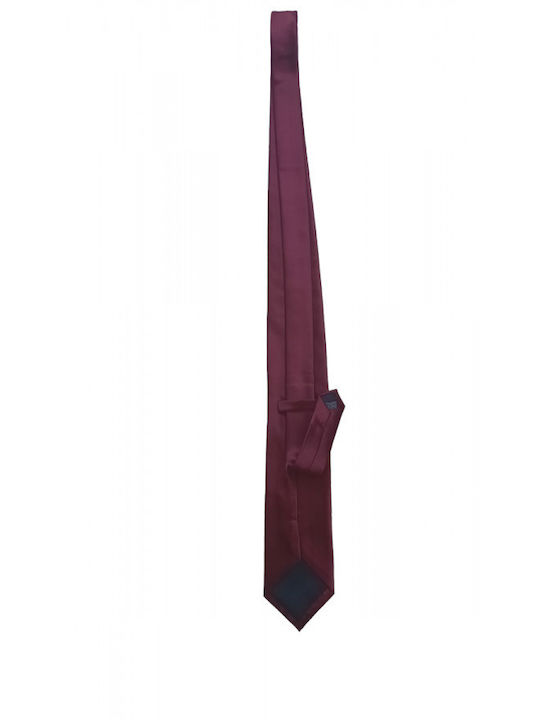 Afoi Giannakopouloi Men's Tie Monochrome Burgundy Afoi Giannakopouloi Men's Tie Monochrome Burgundy