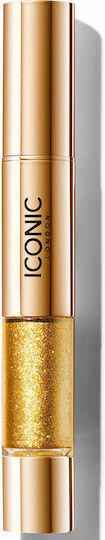 Iconic London Doppel-Lidschatten in flüssiger Form in Gold Farbe 5.14gr