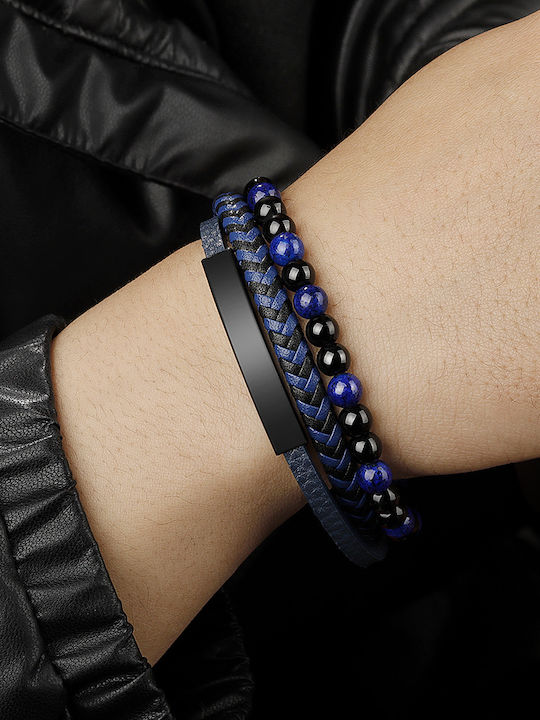 Legend Accessories Leder Armband 21cm