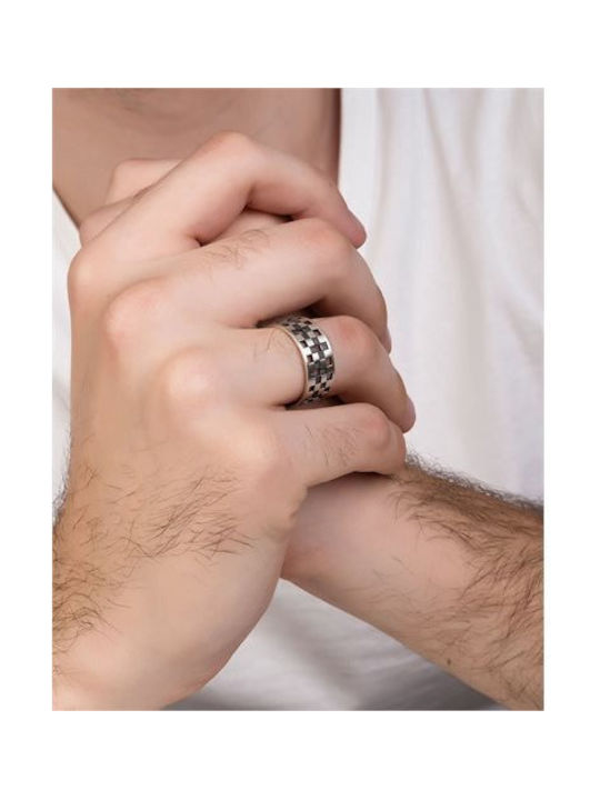 Paraxenies Men's Silver Ring