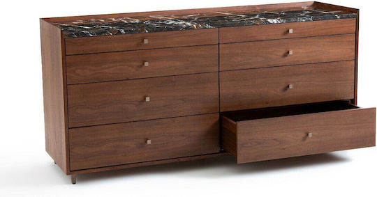 Συρταριέρα Κρεβατοκάμαρας Holz mit 8 Schubladen 160x50x77cm