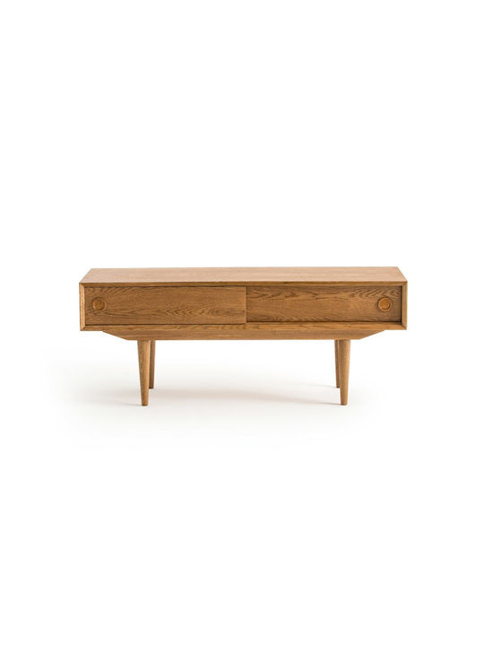 Έπιπλο Τηλεόρασης Quilda Καφέ Μ120xΠ40xΥ47cm