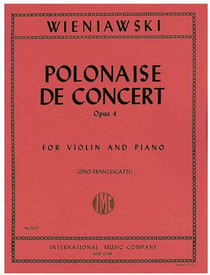 Imc Toys Wieniawski - Polonaise De Concert Op.4 за Цигулка