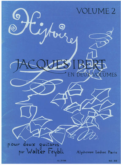 Alphonse Leduc Ibert Histoires Pour Deux Guitares Παρτιτούρα για Κιθάρα