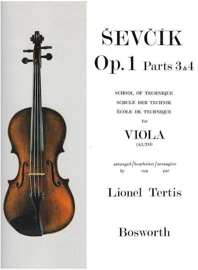 Bosworth Edition Sevcik School Technique Op.1 Part 3 Learning Method for Viola