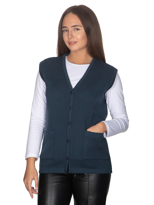 Vera Women's Sweater Vest Blue