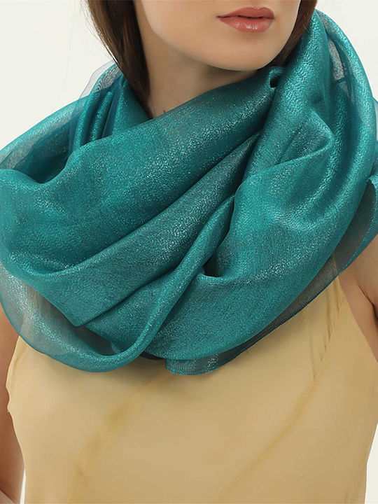 Folli Follie Women's Silk Scarf Green -.
